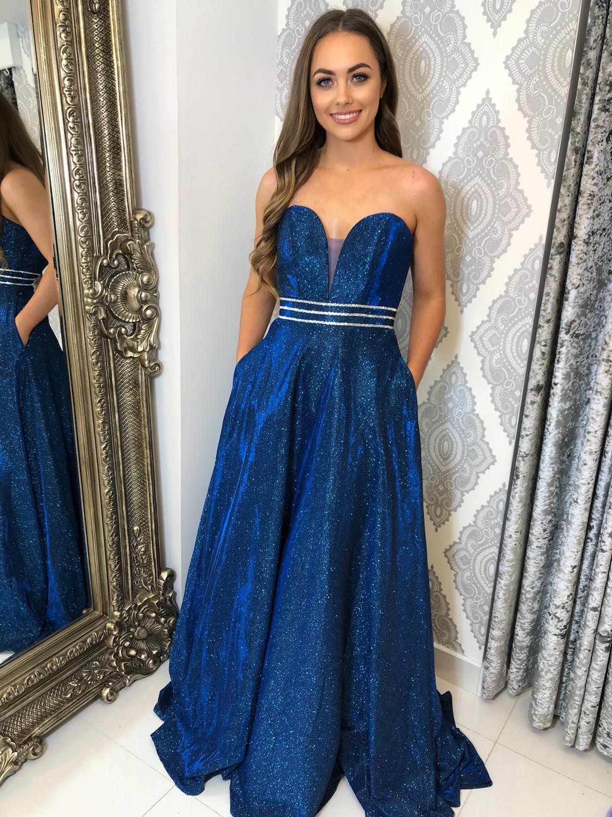 shoulder less frock